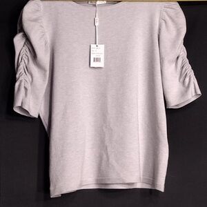 Vilex milano Elegant Gray Women's Top size M brand new w tags